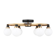 Generation Lighting Seagull 7000306-848 - Ian Six Light Semi-Flush Mount