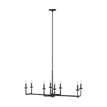 Generation Lighting Seagull F3292/8AI - Linear Chandelier