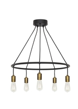 Generation Lighting Seagull CH1076BLAB - Tae 5 Chandelier