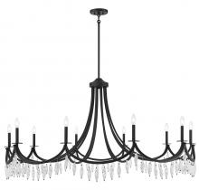  1-1805-10-89 - Kameron 10-Light Chandelier in Matte Black