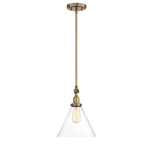  7-9132-1-322 - Drake 1-Light Pendant in Warm Brass