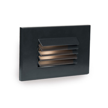 WAC Lighting WL-LED120-AM-BK - LED Horizontal Louvered Step and Wall Light