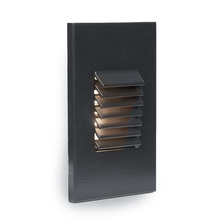 WAC Lighting WL-LED220-AM-BK - LED Vertical Louvered Step and Wall Light