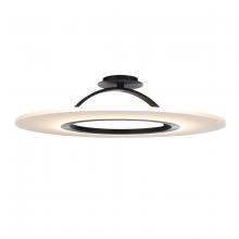 WAC Lighting FM-21728-BK - ELEKTRON Semi-Flush Mount Light