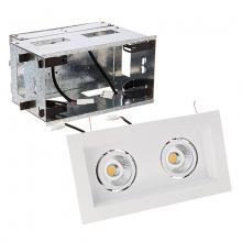 WAC Lighting MT-3LD211R-W935-WT - Mini Multiple LED Two Light Remodel Housing with Trim and Light Engine