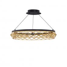 WAC Lighting PD-45427-BK/GO - Lacey Pendant Light