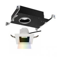 WAC Lighting R3ASDT-FCC24-BKWT - Aether Color Changing LED Square Open Reflector Trim with Light Engine