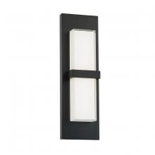 WAC Lighting WS-W21116-40-BK - BANDEAU Outdoor Wall Sconce Light