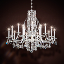 Schonbek 1870 RS8315N-22H - Siena 15 Light 120V Chandelier in Heirloom Gold with Clear Heritage Handcut Crystal