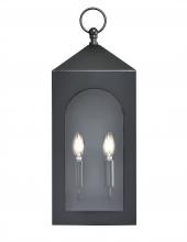 Millennium 7812-PBK - Bratton 2-Light Outdoor Wall Sconce Powder Coated Black