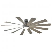 Modern Forms Smart Fans FR-W1815-80L-GH/WG - Windflower Downrod ceiling fan