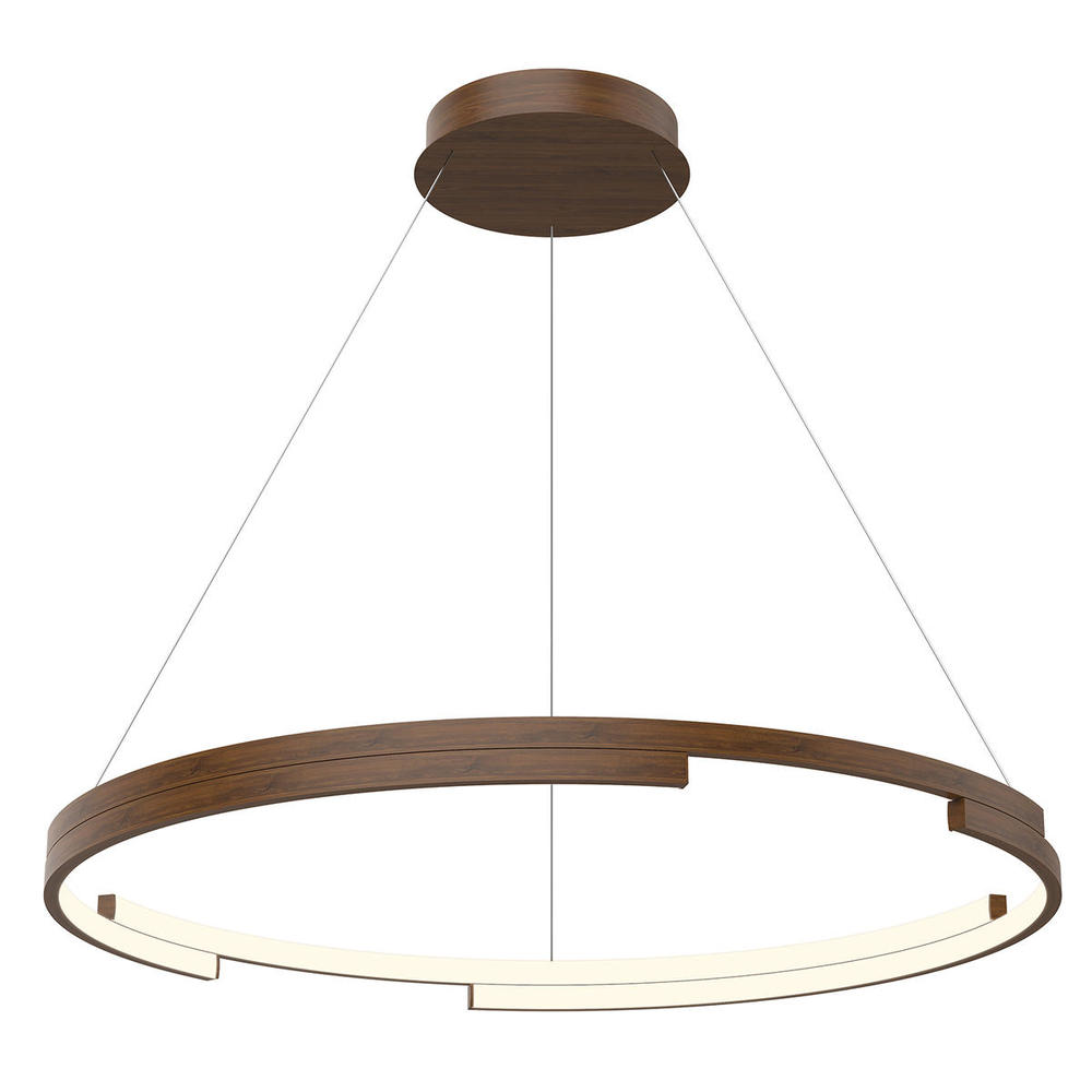 Anello Minor 32-in Walnut LED Pendant