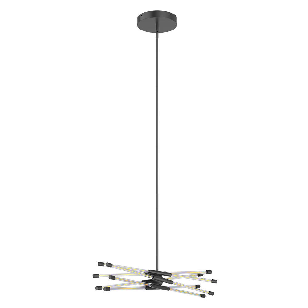 Motif 26-in Black LED Linear Pendant