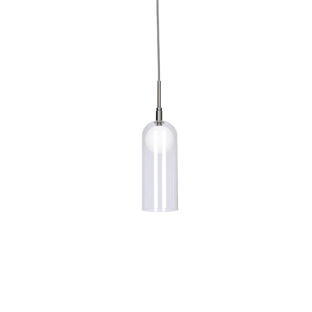 Stylo 4-in Brushed Nickel LED Pendant