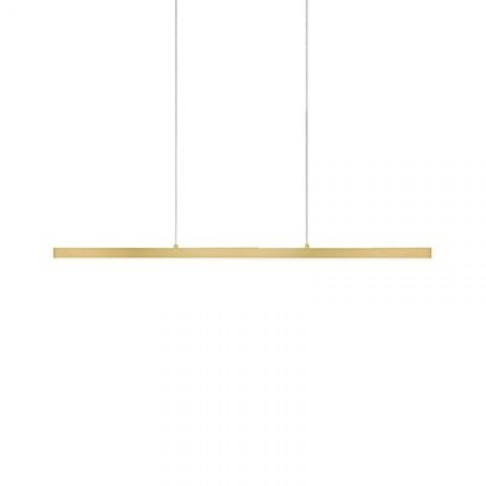 Vega 45-in Brushed Gold LED Linear Pendant