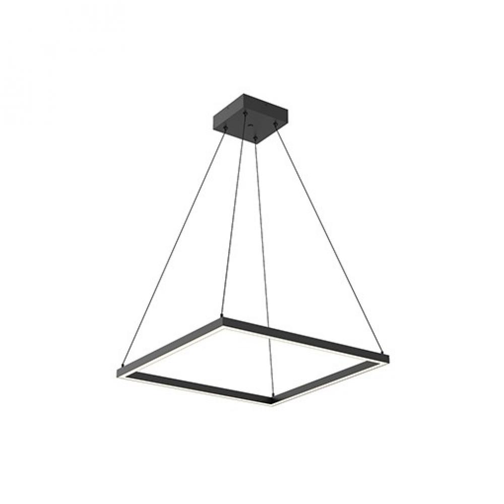 Piazza 24-in White LED Pendant