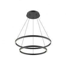 Kuzco Lighting CH87832-BK - Cerchio 32-in Black LED Chandeliers