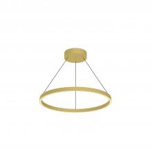 Kuzco Lighting PD87124-BG - Cerchio 24-in Brushed Gold LED Pendant