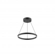 Kuzco Lighting PD87718-BK - Cerchio 18-in Black LED Pendant