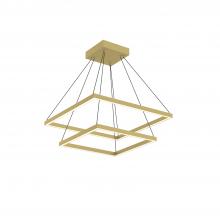 Kuzco Lighting CH88224-BG-UNV-010 - Piazza 24-in Brushed Gold LED Chandeliers