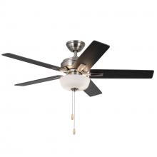 Kuzco Lighting CF78752-BN-LKP - Erikson 52-in Brushed Nickel FAN + LED KIT with Bulb Ceiling Fan