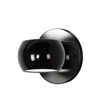 Kuzco Lighting WS46604-GBK - Flux 4-in Gloss Black LED Wall Sconce