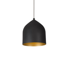 Kuzco Lighting PD9108-BK/GD - Helena 8-in Black/Gold LED Pendant