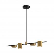 Kuzco Lighting LP96840-BK/BG - Jayden 40-in Black/Brushed Gold LED Linear Pendant