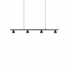 Kuzco Lighting LP19937-BK-UNV - Dune 37-in Black LED Linear Pendant