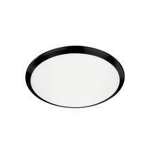 Kuzco Lighting FM1512-BK - Malta 12-in Black LED Flush Mount