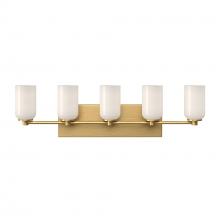 Kuzco Lighting VL57732-BG/GO - Nola 31-in Brushed Gold/Glossy Opal Glass Socket Vanity Light