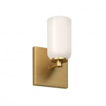 Kuzco Lighting WS57704-BG/GO - Nola 3-in Brushed Gold/Glossy Opal Glass Socket Wall Sconce