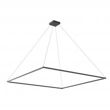 Kuzco Lighting PD88172-BK - Piazza 72-in Black LED Pendant