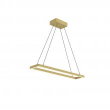 Kuzco Lighting PD88530-BG - Piazza 30-in Brushed Gold LED Pendant