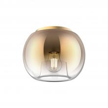 Kuzco Lighting FM57508-BG/CP - Samar 8-in Brushed Gold/Copper 1 Light Flush Mount