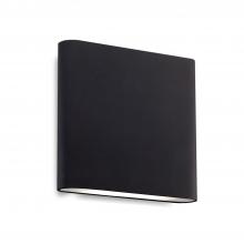 Kuzco Lighting AT6506-BK-UNV - Slate 6-in Black LED All terior Wall