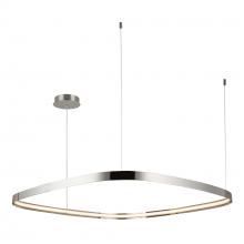 Kuzco Lighting PD78040-PN - Yukon 40-in Polished Nickel LED Pendant