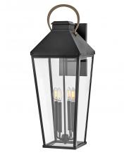 Hinkley Lighting 17509BK - Large Wall Mount Lantern