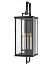 Hinkley Lighting 20019BK - Extra Large Wall Mount Lantern