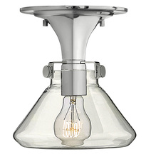 Hinkley Lighting 3146CM - Small Retro Glass Flush Mount