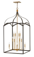 Hinkley Lighting 3419BZ - Double XL Three Tier Open Frame Chandelier