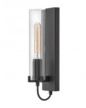Hinkley Lighting 37850BK - Medium Single Light Sconce
