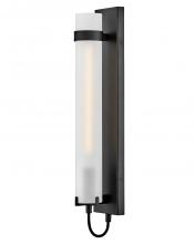 Hinkley Lighting 37852BK-WH - Large Tall Single Light Sconce