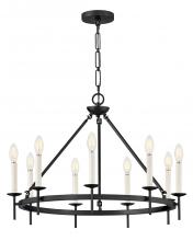 Hinkley Lighting 47475BK - Medium Ring Chandelier