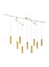 VC Modern TECH Lighting 700BLKS9R-LED930R - Blok Small Chandelier