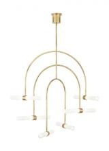 VC Modern TECH Lighting 700CLM6NB-LED930 - Calumn 6-Light Chandelier