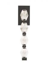 VC Modern TECH Lighting 700WSCLR15BZ-LED927 - Sean Lavin Collier 1-light dimmable LED wall sconce with dark bronze finish and crystal shade