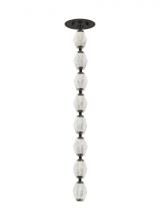 VC Modern TECH Lighting 700CLR24BZ-LED927R - Sean Lavin Collier 1-light dimmable LED pendant with dark bronze finish and crystal shade