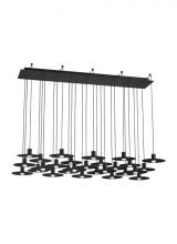 VC Modern TECH Lighting 700TRSPEVS27TB-LED930120 - Eaves 27 Light Chandelier