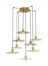 VC Modern TECH Lighting 700TRSPEVS8RNB-LED930 - Eaves 8 Light Chandelier